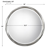 Mirror Orion Silver Round Mirror