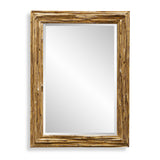 Mirror Overlap Teak Wood Mirror