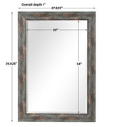 Mirror Owenby Rustic Silver & Bronze Mirror