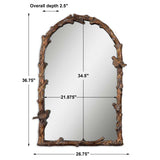 Mirror Paza Antique Gold Arch Mirror