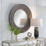 Mirror Portside Round Gray Mirror