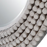 Mirror Portside Round Gray Mirror