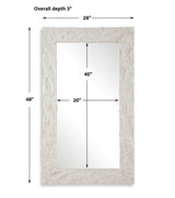 Mirror Quarry Rectangle Stone Veneer Mirror