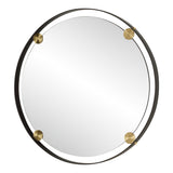 Mirror Radius Round Bronze Iron Mirror