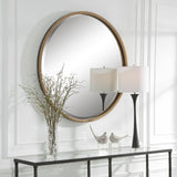 Mirror Ranchero Natural Rope Round Mirror