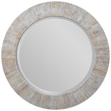 Mirror Repose Whitewash Round Mirror
