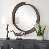 Mirror Reverse Round Mirror