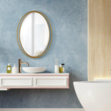 Mirror Rhodes Gold Oval Mirror