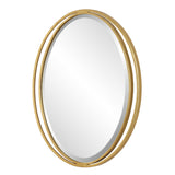Mirror Rhodes Gold Oval Mirror