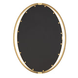 Mirror Rhodes Gold Oval Mirror