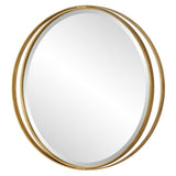 Mirror Rhodes Gold Round Mirror