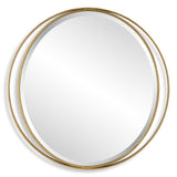 Mirror Rhodes Gold Round Mirror