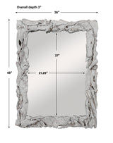 Mirror Rio Whitewash Teak Mirror