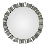 Mirror Sabino Scalloped Round Mirror
