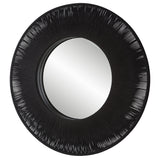 Mirror Sailor's Knot Black Round Mirror