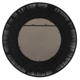 Mirror Sailor's Knot Black Round Mirror