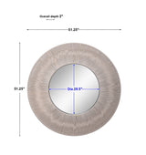 Mirror Sailor's Knot Round Mirror