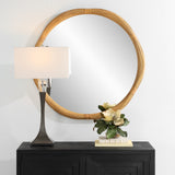 Mirror Salina Round Bamboo Mirror