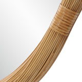Mirror Salina Round Bamboo Mirror