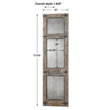 Mirror Saragano Distressed Leaner Mirror