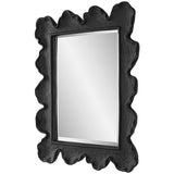Mirror Sea Coral Wave Mirror // Black