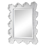 Mirror Sea Coral Wave Mirror // White