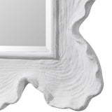 Mirror Sea Coral Wave Mirror // White