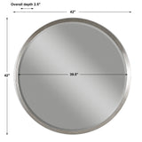 Mirror Serenza Round Silver Mirror