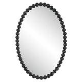 Mirror SERNA OVAL MIRROR // BLACK