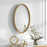 Mirror Serna Gold Oval Mirror