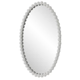 Mirror Serna White Oval Mirror