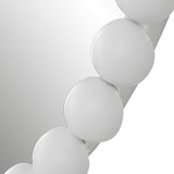 Mirror Serna White Oval Mirror