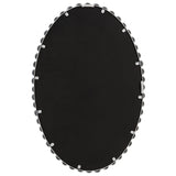 Mirror Serna White Oval Mirror
