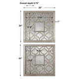 Mirror Sorbolo Squares Decorative Mirror Set/2