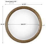 Mirror Spera Round Gold Mirror