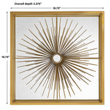 Mirror Starlight Mirrored Brass Wall Decor