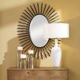 Mirror Starstruck Black Oval Mirror