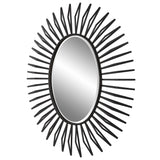 Mirror Starstruck Black Oval Mirror