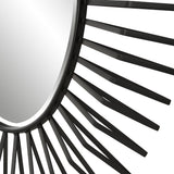 Mirror Starstruck Black Oval Mirror