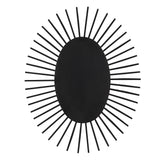 Mirror Starstruck Black Oval Mirror