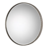 Mirror Stefania Beaded Round Mirror