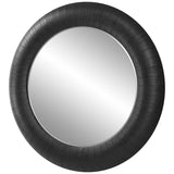 Mirror Stockade Dark Round Mirror