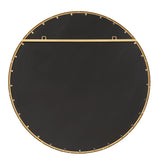 Mirror Sutton Aged Gold Round Mirror