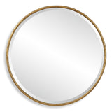 Mirror Sutton Aged Gold Round Mirror