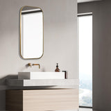 Mirror Taft Plated Brass Mirror