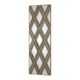 Mirror Tahira Geometric Argyle Pattern Wall Mirror