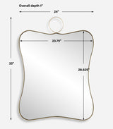 Mirror Talia Brass Vanity Mirror