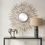 Mirror Tangled Bronze Round Mirror