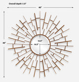 Mirror Tangled Bronze Round Mirror