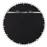 Mirror Taza Aged White Round Mirror